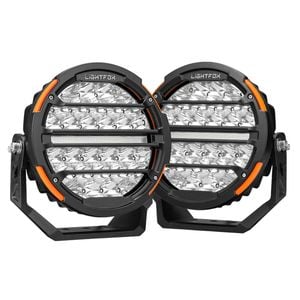 Lightfox Polaris Pair 9inch Osram Led Driving Lights 1lux@1,527m Ip68 20,178lm