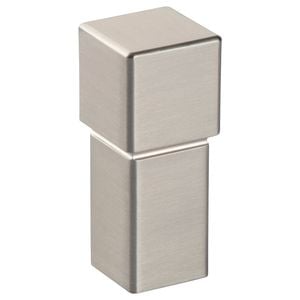 Hafele 14 x 34mm Nickel Brushed Cabinet Knob