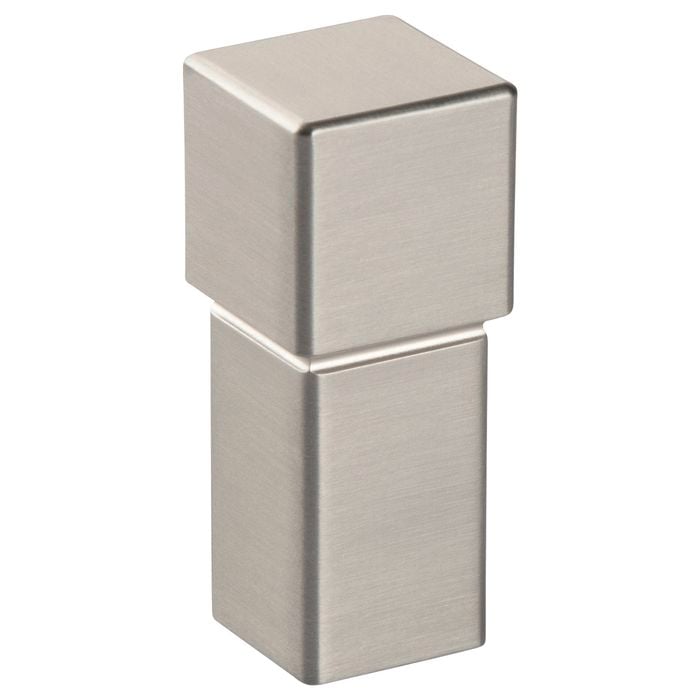 Hafele 14 x 34mm Nickel Brushed Cabinet Knob