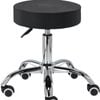 Salon Stool - Adjustable Swivel Round Chair - Pedicure Beauty Hairdressing