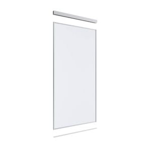 Lugna 2400 x 1200mm White Melamine Wardrobe Door Package
