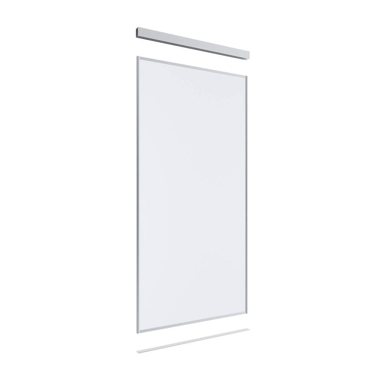 Lugna 2400 x 1200mm White Melamine Wardrobe Door Package