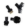 4pc Wertheim Dual Steam Plus Brush Accessory Set For Sauber Grout Tile