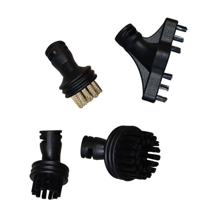 4pc Wertheim Dual Steam Plus Brush Accessory Set For Sauber Grout Tile