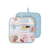2pc Ladelle Capri Pot Holder Heat Resistant Non-Slip Kitchen Hot Pad