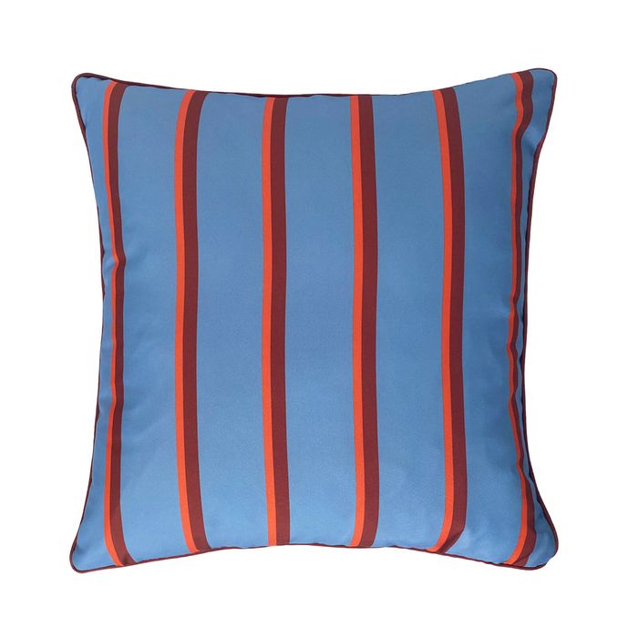 Marquee 45cm Red/blue Stripe Outdoor Cushion