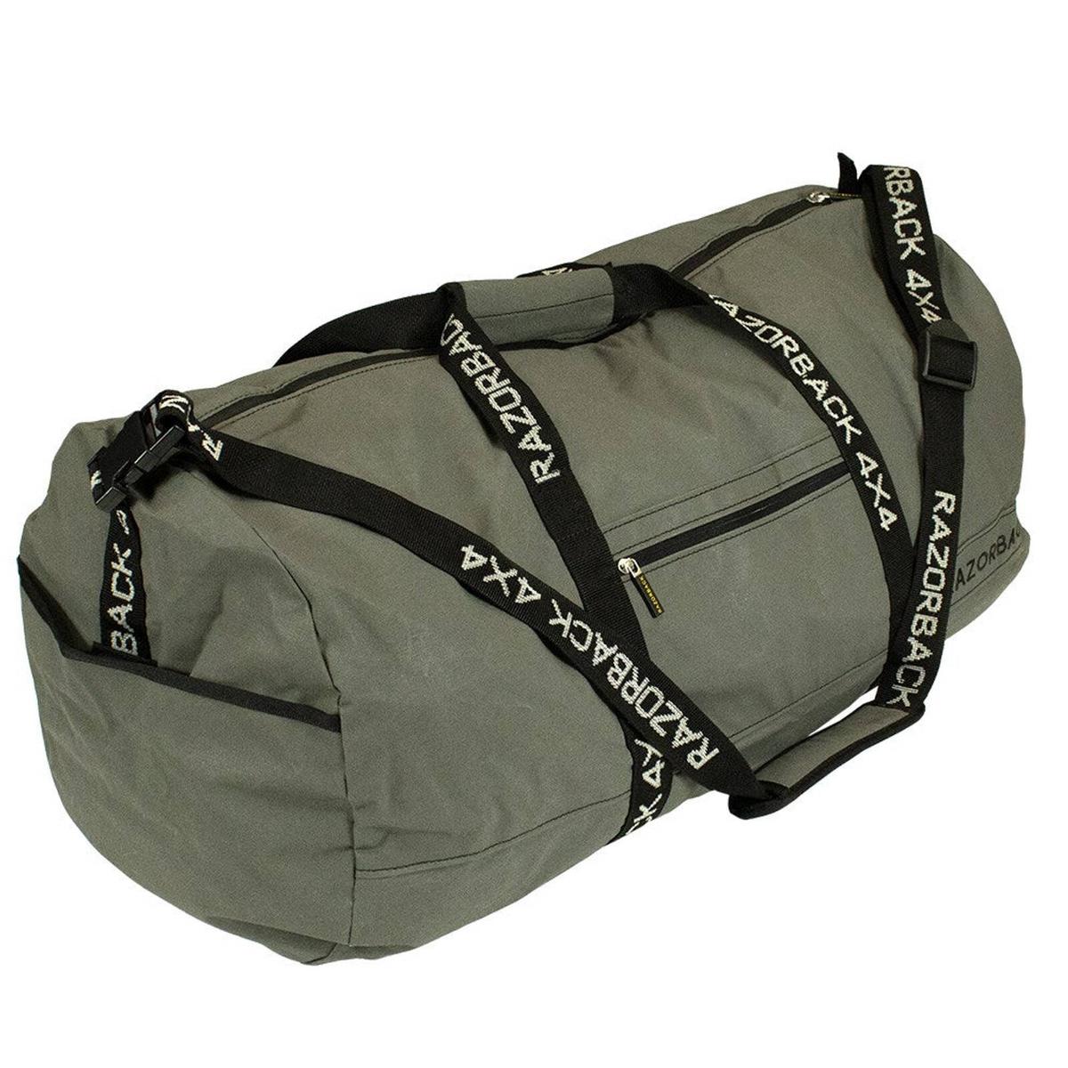 Razorback 4x4 Outback Heavy Duty Canvas Duffle Bag - Medium - Green ...