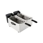 Caterlite Light Duty Twin Tank Twin Basket Countertop Fryer 2x 3.5Ltr