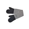 Cuisena Silicone & Fabric Double Glove - Black Check