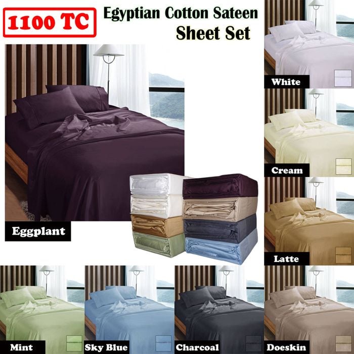 Ramesses Egyptian Cotton Flannel Sheet Set White Single
