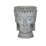 Northcote Pottery 24cm White Balinese Head Planter