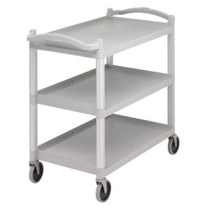 Cambro Kd Utility Cart Large Speckled Grey Commercial Service Trolley 1015x540x950mm