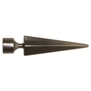 Windoware Satin Chrome Finial Arrow Curtain Accessory - 2 Pack