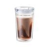 Barista Double Walled Glass Travel Coffee Cup 380ml 9.7x9.7x21cm Baccarat