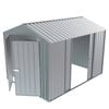 Build-a-Shed  2.3 x 3.0 x 2.3m Gable Double Sliding Side Door Shed - Zinc