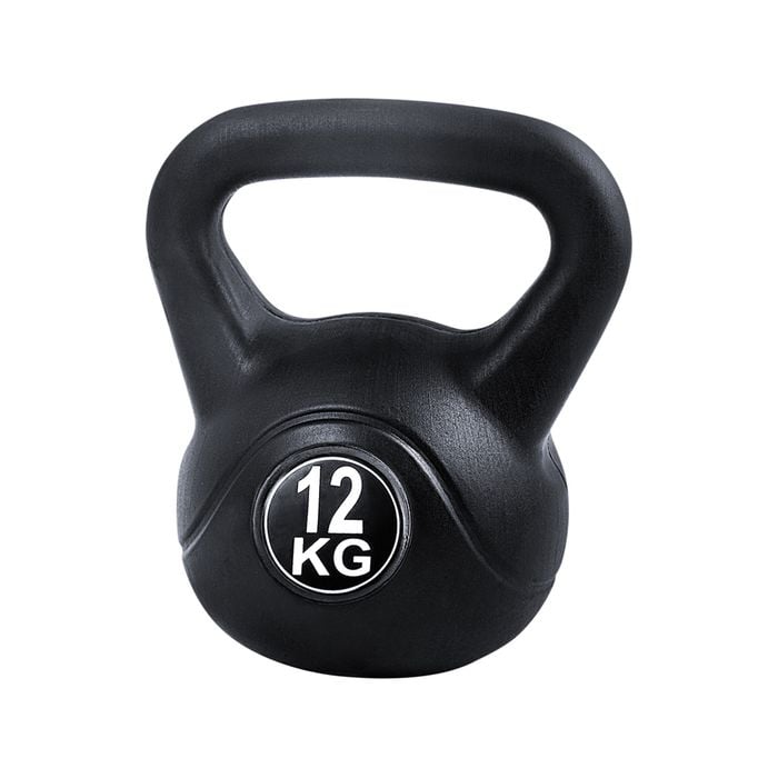 Everfit 12kg Kettlebell Black