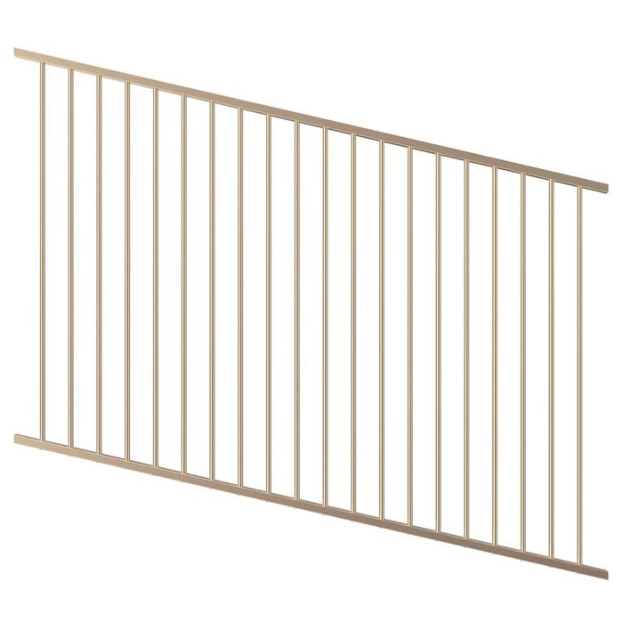 ProtectorAl 1201-2400W x 1200H Primrose Flat Top Pool Fence Panel Raked Up to 15º