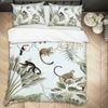 3D Long Tail Monkey 160 Bed Pillowcases Quilt Queen Size