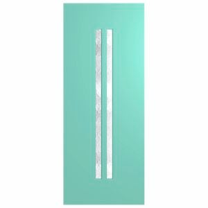 Hume 2040 x 820 x 40mm Verve External Door VER2 - Cathedral