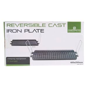 Campmaster 2 Burner Reversible Cast Iron Cooking Plate