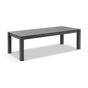Santorini Ceramic 2.5M Outdoor Rectangle Aluminium Dining Table