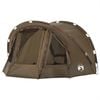 vidaXL Fishing Tent 4-Person Camping Shelter Canopy Olive Green Waterproof