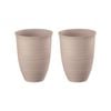 2PK Guzzini Earth Tierra 12.4cm/520ml Tall Tumbler - Taupe
