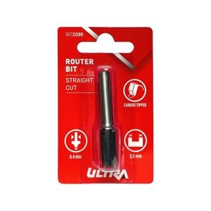 Ultra 6.4 x 9.5mm Straight Router Bit