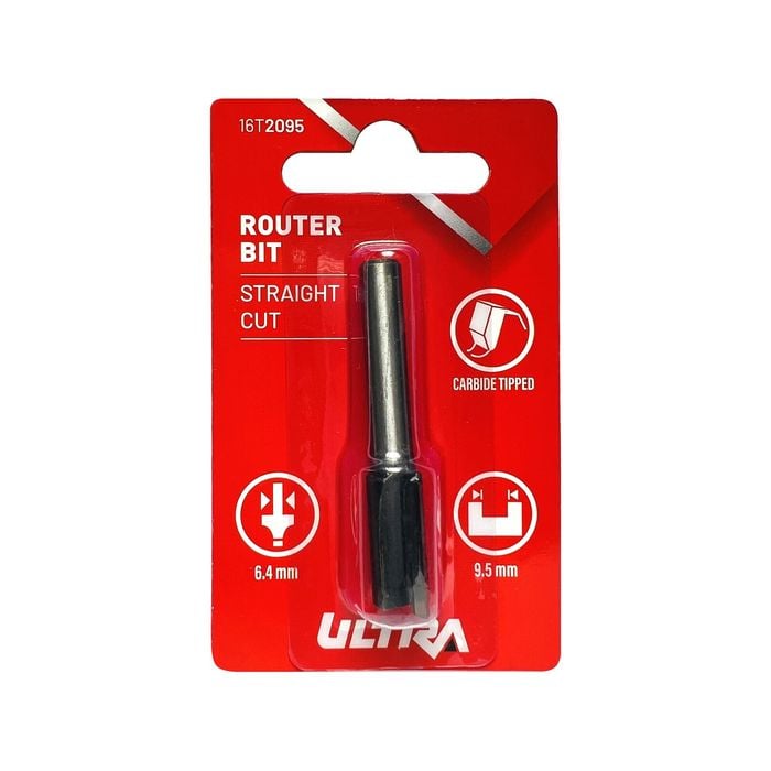 Ultra 6.4 x 9.5mm Straight Router Bit