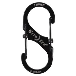 Nite Ize Black Stainless Steel Slidelock S-Biner # 3