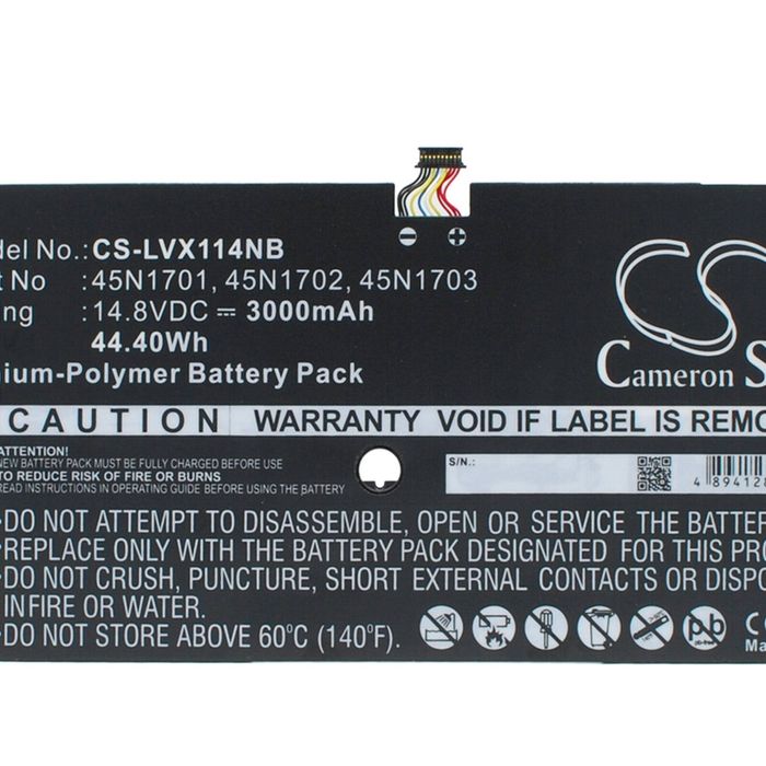 Cameron Sino 45N1701, 45N1702, 45N1703 Battery Replacement [CS-LVX114NB]