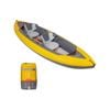 Inflatable Touring Kayak High-Pressure 2 Person - X100+ - Yellow