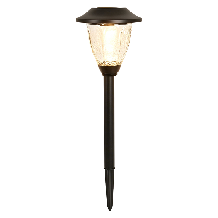 Arlec Sierra 10lm Warm White Solar Frosted Glass Path Light 
