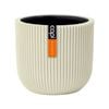 Capi 14 x 13cm Beige Groove Indoor Plant Pot - 142mm
