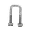 Sunrise U-bolts With Nyloc Nut 1/2" Galvanised - 24mm Square, 60mm - Ub24s60g