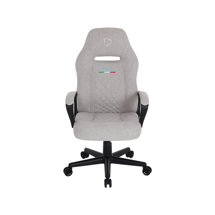 ONEX STC Compact S Series Gaming/Office Chair - Ivory w/ Short pile Linen Fabric