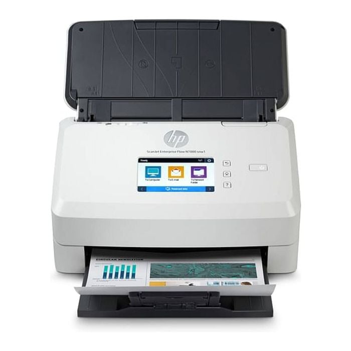 HP Scanjet Enterprise Flow N7000 snw1 Sheet-Fed Scanner White [6FW10A]