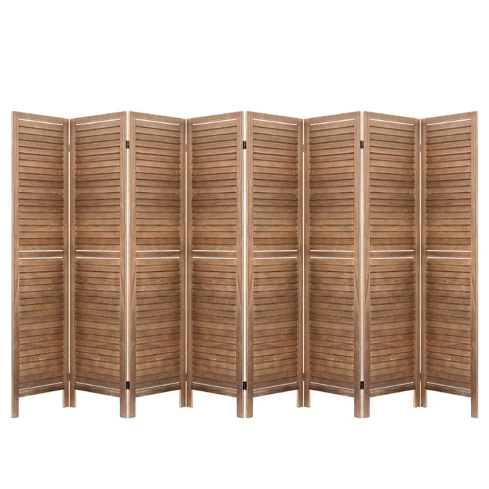 Artiss 8 Panel Room Divider Screen Timber Oak