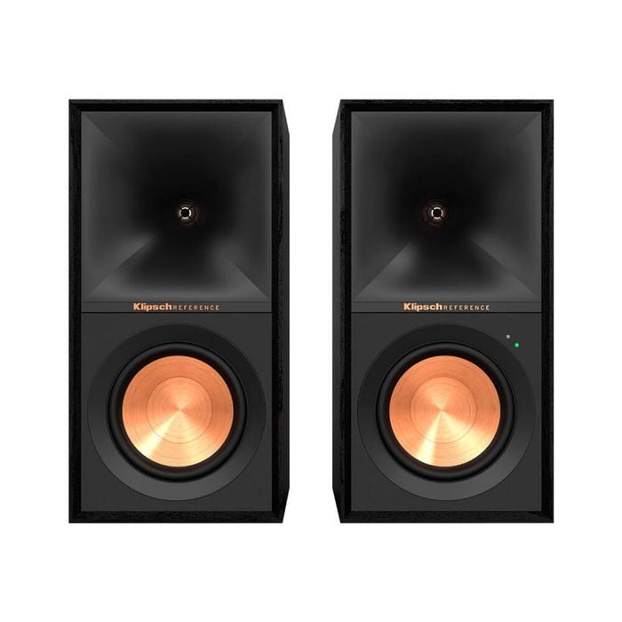 2x Klipsch R-50PM Powered Wireless Bluetooth Bookshelf 120W Speakers Black