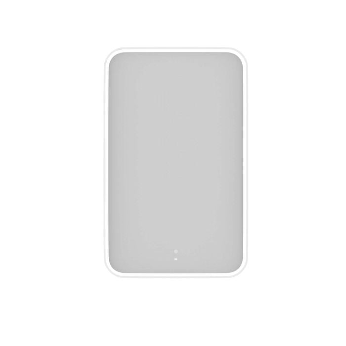 Attica 1200 x 750mm Matte White Porta Soft Square LED Mirror