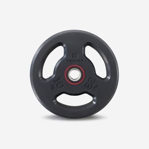 Decathlon | Rubber Weight Disc With Handles 28 Mm 10 Kg - 10kg