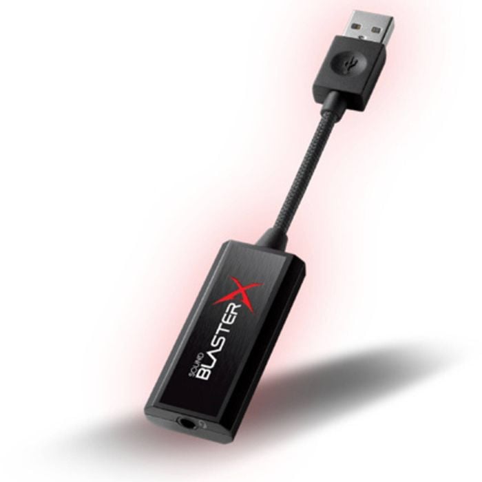 Creative Sound BlasterX G1 7.1 Portable Gaming USB Sound Card with Headphone Amp