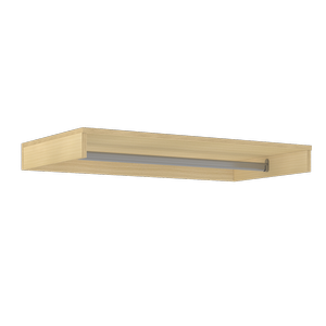 Lugna 900 - 1199mm Sand Custom Hat Shelf