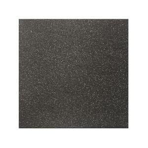 Ultimate Flooring 1 x 1m x 10mm Black Home Gym Tile