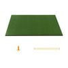Costway 1.2×1.5m Golf Hitting Practice Mat Artificial Turf Lawn Grass Green