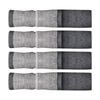 4PK Linen House 550GSM Cotton Otway Shadow Charcoal Bathroom Hand Towel 40x60cm