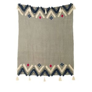 J.Elliot Merryn Cotton Throw Grey Multi
