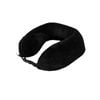Tosca Memory Foam Travel Neck Support Sleeping Pillow - Black