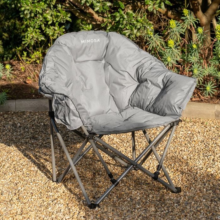 Mimosa Ultra Comfort Grey Moon Camping Chair