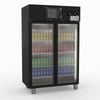 Thermaster Double Door Upright Display Fridge (black)  - Commercial Drink Fridges (sucg1000b)